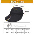 UNIQ Gorra dDeportiva Women's hat Sunscreen convertible beach hat UV - proof large air - top outdoor climbing cap